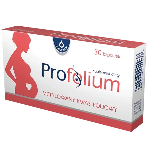 Profolium - aktywny metylowany kwas foliowy, 30 kapsułek