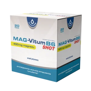 Zestaw Mag-Vitum B6 SHOT, 20 fiolek