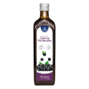 Czarna porzeczka - sok z czarnej porzeczki z witaminą C, 490 ml