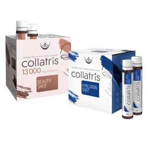 Zestaw Collatris Beauty SHOT 13 000 + Collatris Hyaluron SHOT, 20 fiolek + 20 fiolek