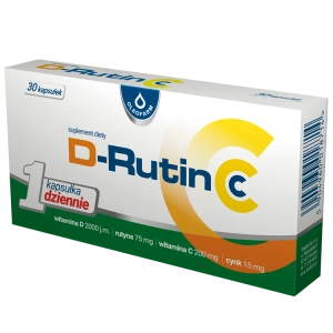 D-Rutin CC rutyna witamina C, 30 kapsułek