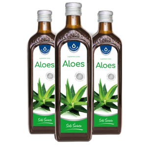 Zestaw 3x sok z aloesu zwyczajnego, 3 x 490 ml