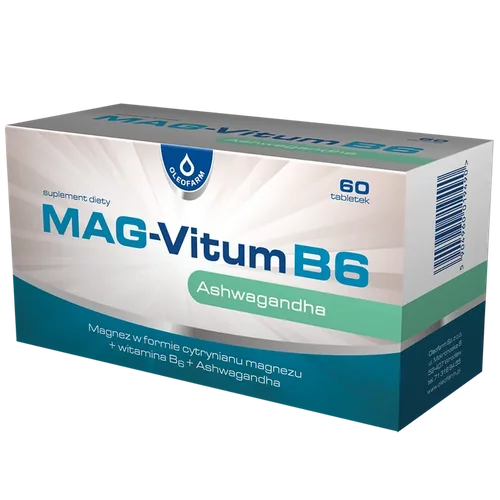 MAG-Vitum B6 Ashwagandha, 60 tabletek