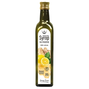 Syrop na miodzie imbir z cytryną, 250 ml