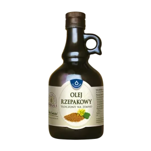 Olej rzepakowy tłoczony na zimno, 500 ml