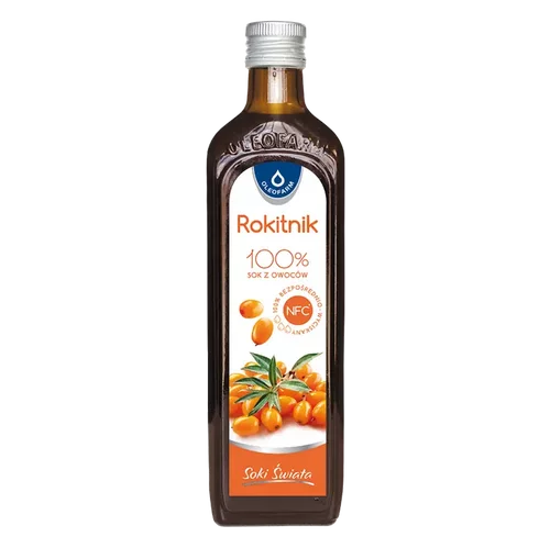 Rokitnik 100% sok z owoców rokitnika, 490 ml