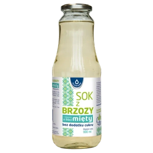 Sok z brzozy z miętą bez dodatku cukru, 990 ml