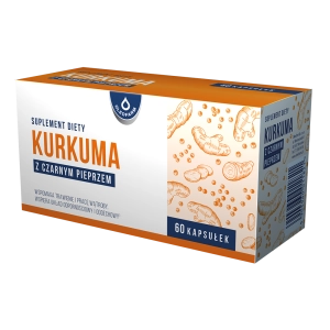 Kurkuma z czarnym pieprzem, 60 kapsułek