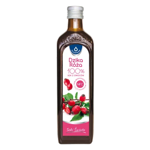 Dzika Róża - 100% sok NFC z owoców dzikiej róży, 490 ml