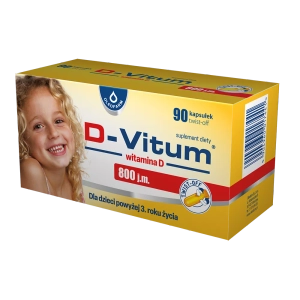 D-Vitum witamina D 800 j.m., 90 kapsułek twist-off