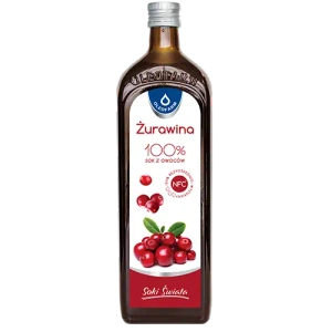 Żurawina - 100% sok NFC z owoców żurawiny, 980 ml