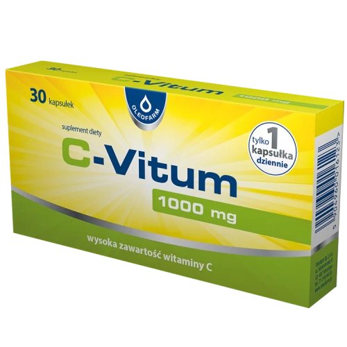 C-Vitum Witamina C 1000 mg, 30 kapsułek