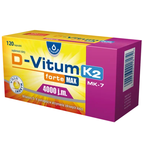 D-Vitum forte Max 4000 j.m. K2, 120 kapsułek