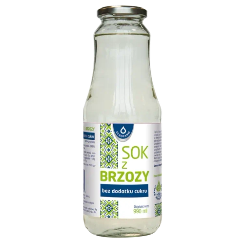 Sok z brzozy bez dodatku cukru, 990 ml