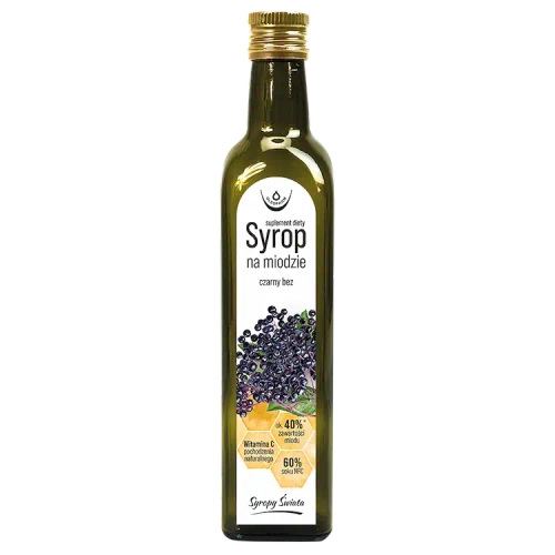 Syrop na miodzie czarny bez, 250 ml