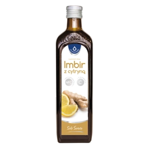 Imbir z cytryną - 100% sok NFC z imbiru i cytryny z witaminą C, 490 ml