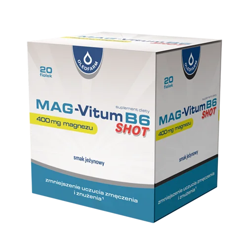 Zestaw Mag-Vitum B6 SHOT, 20 fiolek