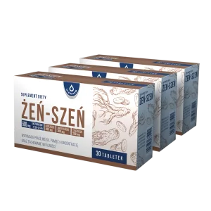 Zestaw 3 x Żeń-szeń, 3 x 60 tabletek