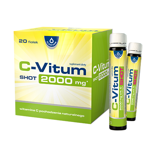 Zestaw C-Vitum SHOT 2000mg, 20 fiolek