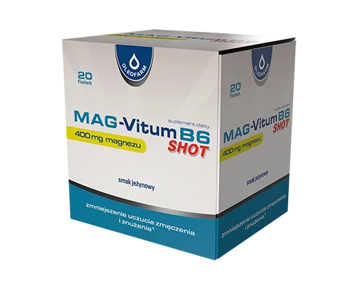 Zestaw Mag-Vitum B6 SHOT, 20 fiolek