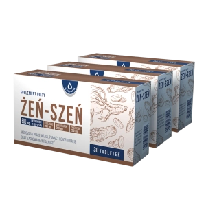 Zestaw 3 x Żeń-szeń, 3 x 60 tabletek