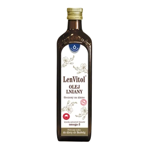 LenVitol® - olej lniany tłoczony na zimno, 500 ml