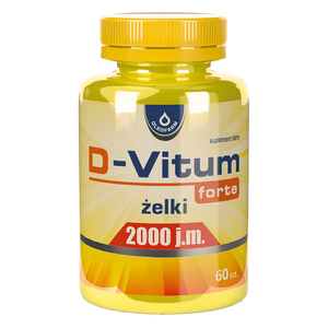 D-Vitum forte 2000 j.m., 60 żelków