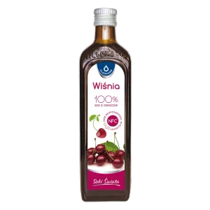 Wiśnia - 100% sok NFC z owoców wiśni, 490 ml