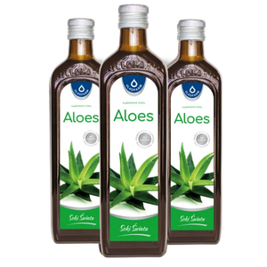 Zestaw 3x sok z aloesu zwyczajnego, 3 x 490 ml