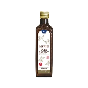 LenVitol® - olej lniany tłoczony na zimno, 250ml