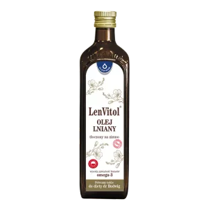 LenVitol® - olej lniany tłoczony na zimno, 500 ml
