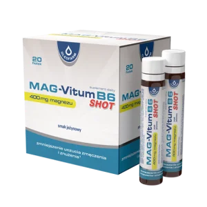 Zestaw Mag-Vitum B6 SHOT, 20 fiolek