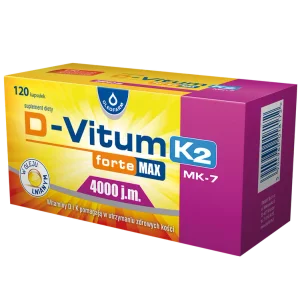 D-Vitum forte Max 4000 j.m. K2, 120 kapsułek