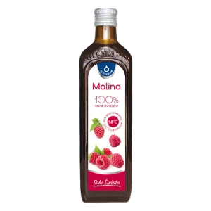 Malina 100% sok z owoców malin, 490 ml