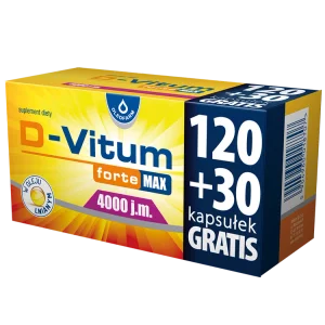 D-Vitum forte Max 4000 j.m., 150 kaps. (120 + 30 GRATIS)