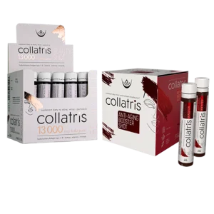 Zestaw Collatris Beauty SHOT 13 000 + Zestaw Collatris Anti-Aging Booster SHOT, 20 fiolek + 20 fiolek