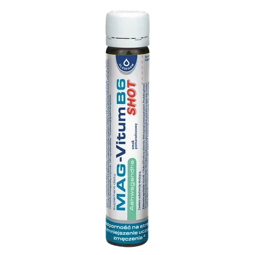 Zestaw 20 x C-Vitum 2000 mg SHOT + 20 x Mag-Vitum B6 Ashwagandha SHOT
