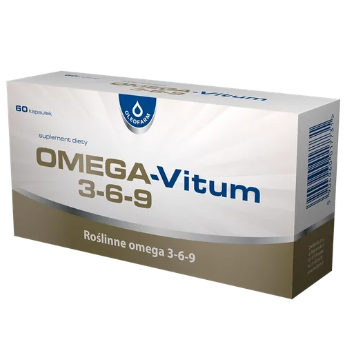 Omega-Vitum 3-6-9, kwasy omega, 60 kapsułek 