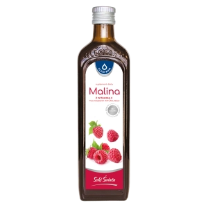 Malina - sok z owoców maliny z naturalną witaminą C, 490 ml