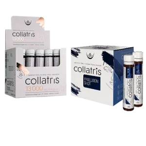 Zestaw Collatris Beauty SHOT 13 000 + Collatris Hyaluron SHOT, 20 fiolek + 20 fiolek