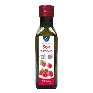 Malina - 100% sok NFC z malin z witaminą C, 100 ml