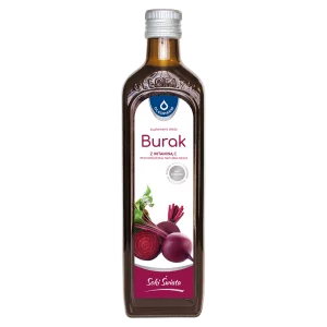 Burak - sok z buraka ćwikłowego z naturalną witaminą C, 490 ml