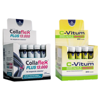 Zestaw 20 x Collaflex PLUS 13.000 + Zestaw 20 x C-Vitum 2000mg SHOT