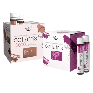 Zestaw Collatris Beauty SHOT 13 000 + Collatris Ceramide ProSkin SHOT, 20 fiolek + 20 fiolek