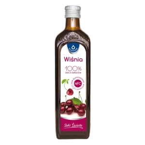 Wiśnia - 100% sok NFC z owoców wiśni, 490 ml