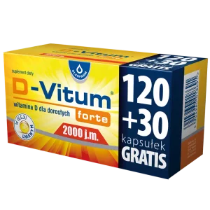 D-Vitum forte 2000 j.m., 150 kaps. (120 + 30 GRATIS)