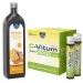 Zestaw Sok 100% NFC Imbir z kurkumą i cytryną + C-Vitum SHOT 2000mg witamina C, 980 ml + 20 x 25 ml