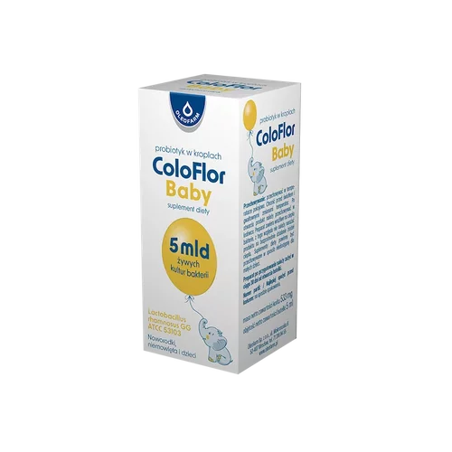 Coloflor Baby, probiotyk w kroplach, 5 ml