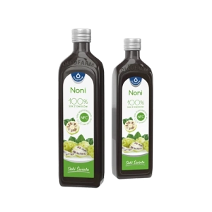 Zestaw 2 x Noni - 100% sok NFC z owoców noni z witaminą C, 2 x 490 ml