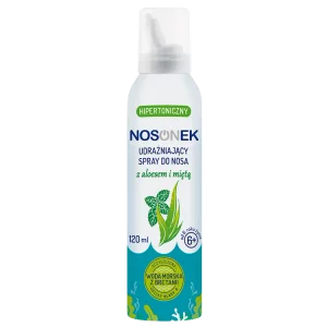 Nosonek udrażniający spray do nosa z aloesem i miętą, 120 ml